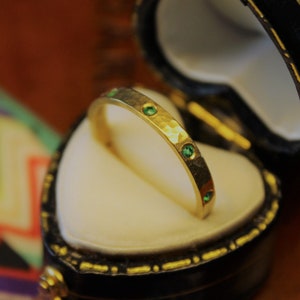 Goodman Morris Emerald Full Eternity Gold Ring