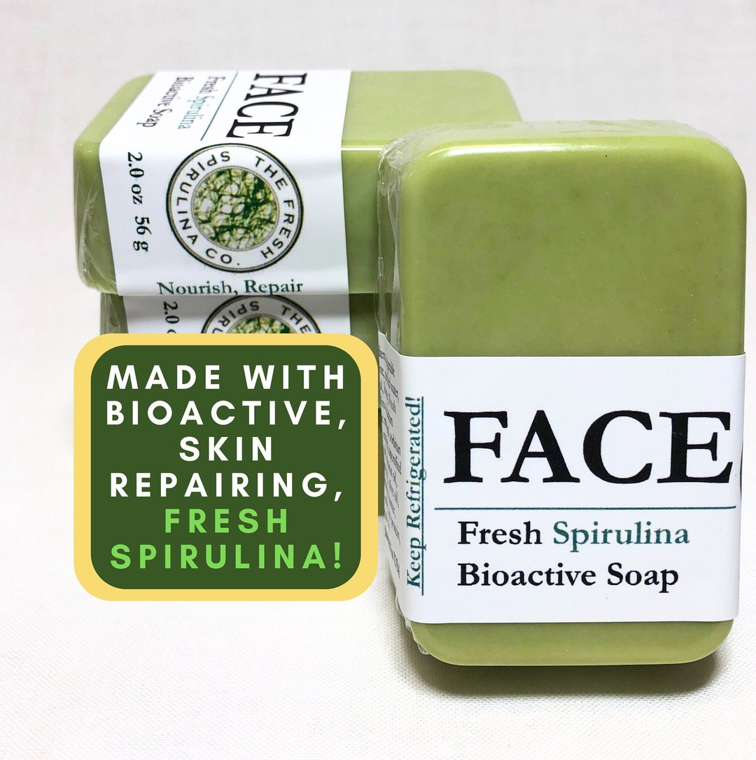 Spirulina FACE Soap Etsy