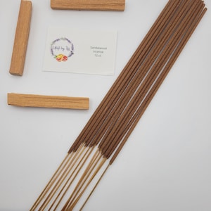 Incense Sticks/Sandalwood Scented/Self Care/Relaxation/Spa/Calming/Me Time