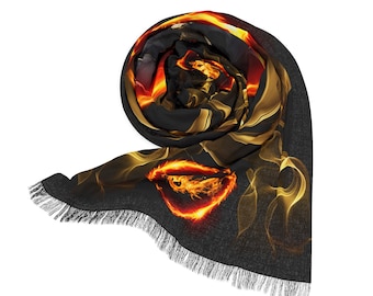 Fierce Dragon II Long and Lightweight Scarf/Wrap