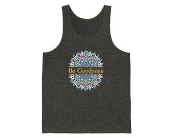 Yoga Mandala "Be Goodness" Unisex Jersey Tank Top