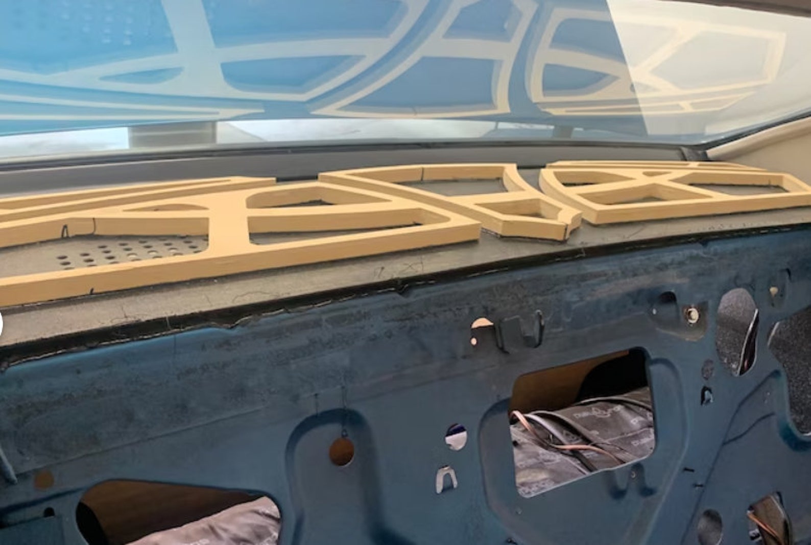 Car Audio Fabrication Template DXF File - Etsy
