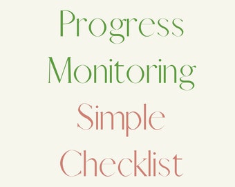 Elenco di controllo modificabile per il monitoraggio dei progressi (stampabile)