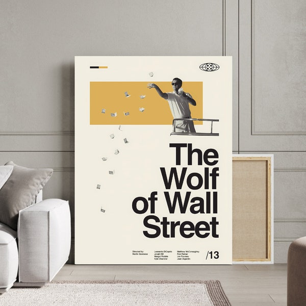 The Wolf of Wall Street Printable Wall Art | The Wolf of Wall Street Art | Art Print | Digital Art | Poster Print | Canvas Print | Wall Art