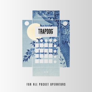 TRAPDOG® Custom Skin Pocket Operator Case / Send Us Your Custom Artwork / 3D Printed / Transparent Buttons / Gift For Producer / #20