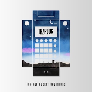 TRAPDOG® Custom Skin Pocket Operator Case / Send Us Your Custom Artwork / 3D Printed / Transparent Buttons / Gift For Producer / #7