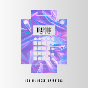TRAPDOG® Custom Skin Pocket Operator Case / Send Us Your Custom Artwork / 3D Printed / Transparent Buttons / Gift For Producer / #6