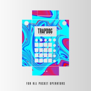 TRAPDOG® Custom Skin Pocket Organizer Hülle / Schicken Sie uns Ihre individuelle Grafik / 3D gedruckt / Transparente Knöpfe / Geschenk für den Hersteller / #8