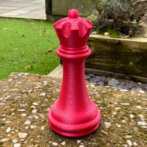 TRAPDOG® Large Chess Pieces / Gift For Chess Players / Many Awesome Colours To Choose From / 3D Printed Chessmen / Message Us For Bundle