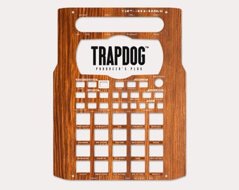 SP404 MKII / A / SX Vinyl Faceplate Skin Sticker | Precut Holes | Custom Roland SP404 Vinyl Skin | Wood Grain #9