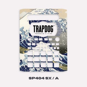 SP404 SX / A / MKII Vinyl Faceplate Skin Sticker | The Great Wave off Kanagawa - Hokusai | Precut Holes | Custom Roland SP404 Vinyl Skin