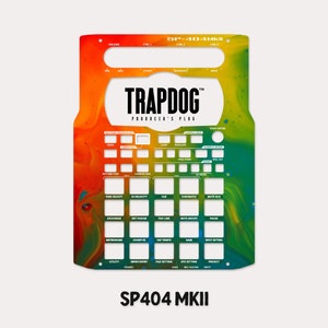 SP404 MKII ビニール フェイスプレート スキンシール | プレカットホール | カスタム Roland SP404 ビニールスキン | Vaporwave #6