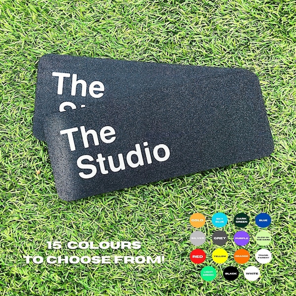 STUDIO SIGN / 15 Farben verfügbar / Audio hersteller Plakette / Musiker Türschild / Geschenk für Produzenten / Heimstudio Zubehör / 3D gedruckt