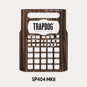 SP404 MKII / A / SX Vinyl Faceplate Skin Sticker | Precut Holes | Custom Roland SP404 Vinyl Skin | Wood Grain #8