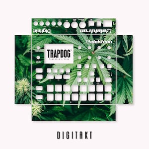 Digitakt MK I + II、Digitone、Syntakt、Analog Heat MKII ビニール フェイスプレート スキン ステッカー | カスタム Elektron Digitakt ビニール スキン | #30