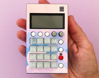 TRAPDOG® Custom Skin Pocket Operator Case / Send Us Your Custom Artwork / 3D Printed / Transparent Buttons / Gift For Producer