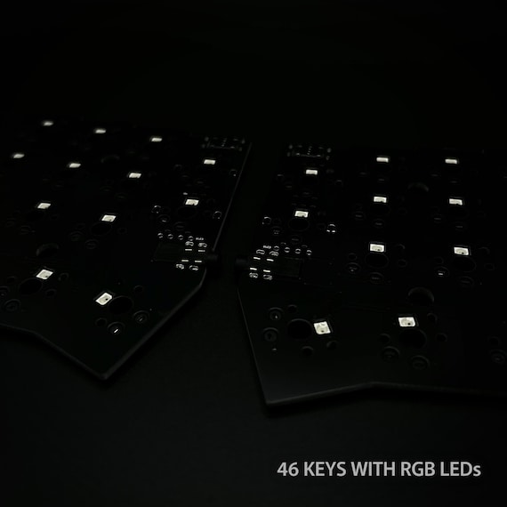 Corne Choc v4.1 はんだ付け済み（フラッシュ済み）PCB | 分割