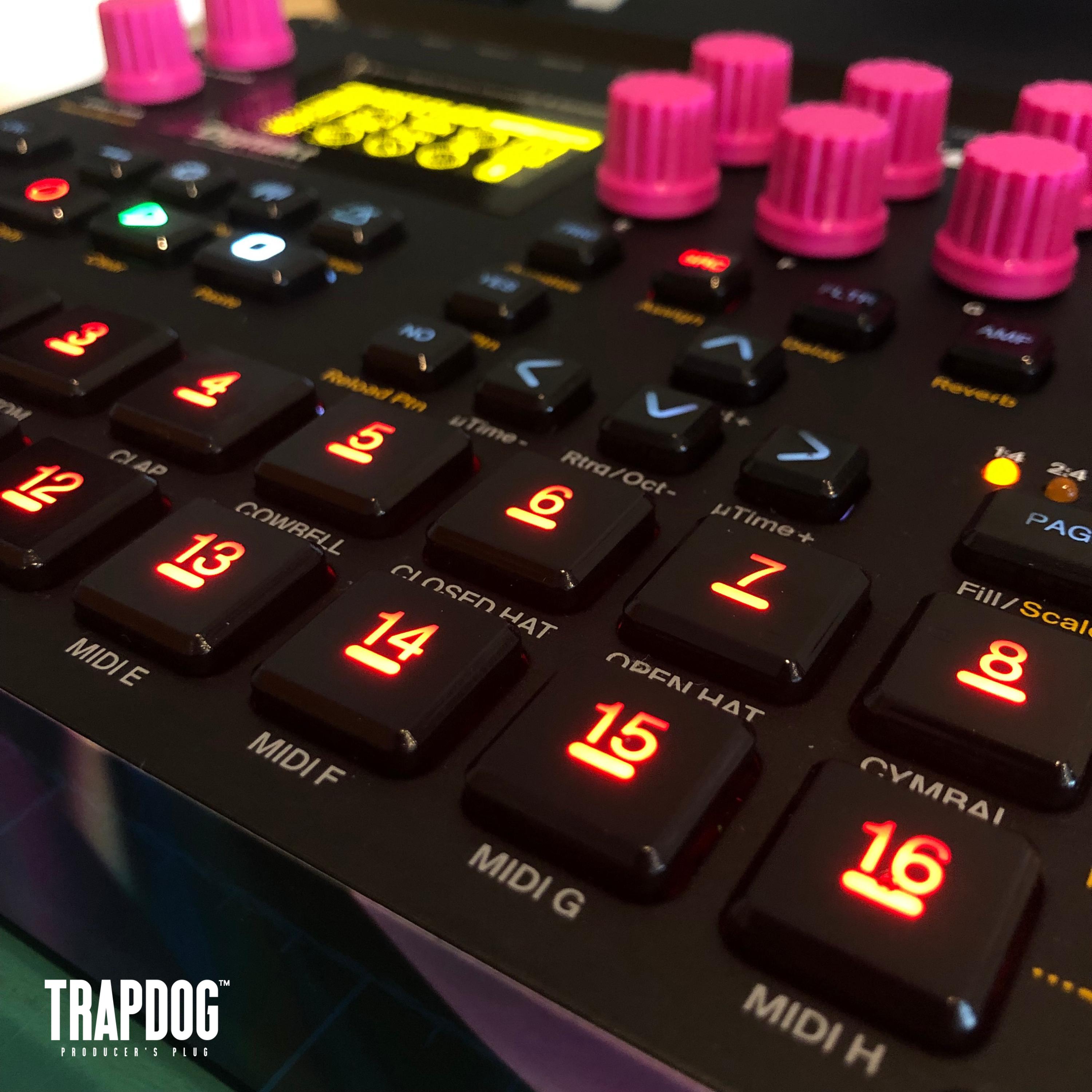 TRAPDOG® Custom Keys/buttons for Elektron Devices That Will Never