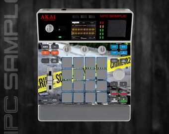 MPC Sample MIDDLE Section Only (No Screen!) Custom Skin / Vinyl Sticker Skin / Precut Holes / #135