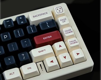レトロなツートンカラーのABS製アーティザンキーキャップ｜MXスイッチ