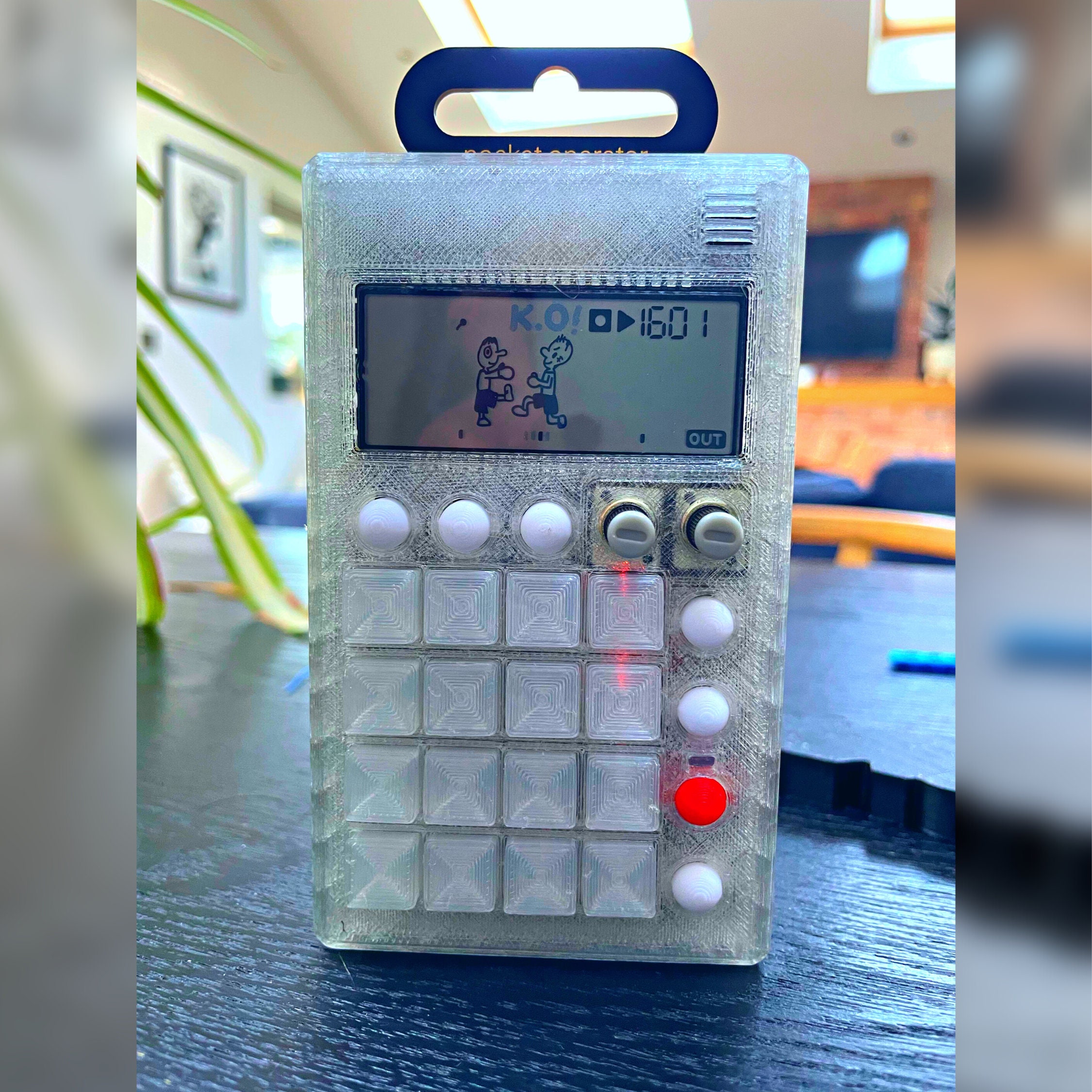 TRAPDOG® TRANSPARENT (improved V2) Pocket Operator Case / 3D