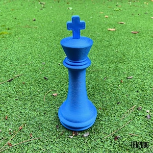 TRAPDOG® Large Chess Pieces / Gift For Chess Players / Many Awesome Colours To Choose From / 3D Printed Chessmen / Message Us For Bundle