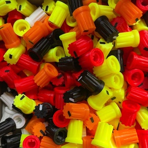 TRAPDOG® Coloured Reloop Knobs / D-Shaft Style Modular Eurorack Knobs / Mixer knobs / EQ knobs / 180 degrees / 16 Colours / 3D Printed