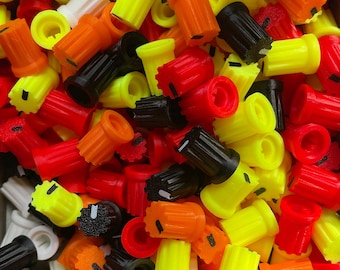 Manopole Reloop colorate TRAPDOG® / Manopole Eurorack modulari stile D-Shaft / Manopole mixer / Manopole EQ / 180 gradi / 16 colori / Stampate in 3D