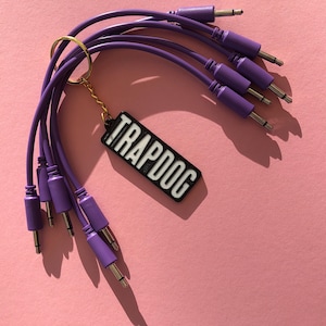 Cables de conexión mono TRAPDOG® Eurorack / Paquete de 5 / 3 longitudes / 15 cm - 30 cm - 45 cm / Variedad de colores / Cables para sistemas de sintetizadores modulares
