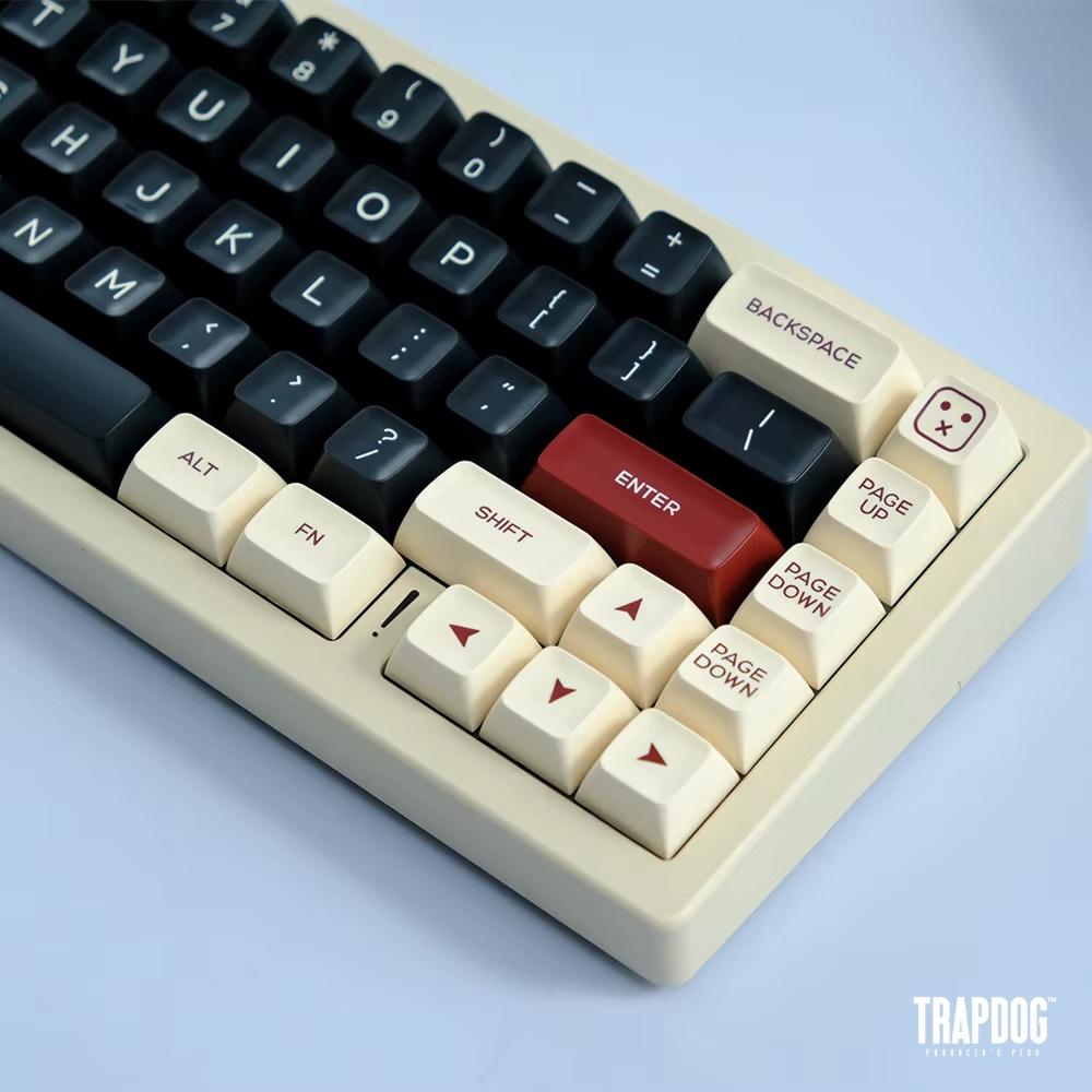 レトロなツートンカラーのABS Artisanキーキャップ | MXスイッチ用SA