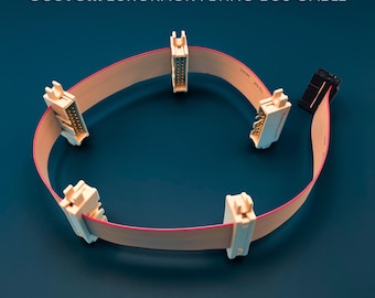 カスタムユーロラックフライングバス（ボード）ケーブル｜5-20ピンヘッダーIDCリボン電源｜モジュラーシンセ電源ケーブルDIYケース｜特別なご要望はメッセージでお問い合わせください