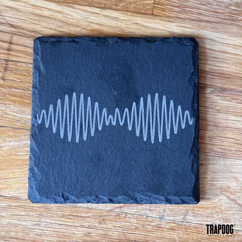 Custom Slate Album Cover Coasters 4x4 Inch / Personalised Slate Coaster ...