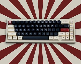 レトロなツートンカラーのABS製アーティザンキーキャップ｜MXスイッチ