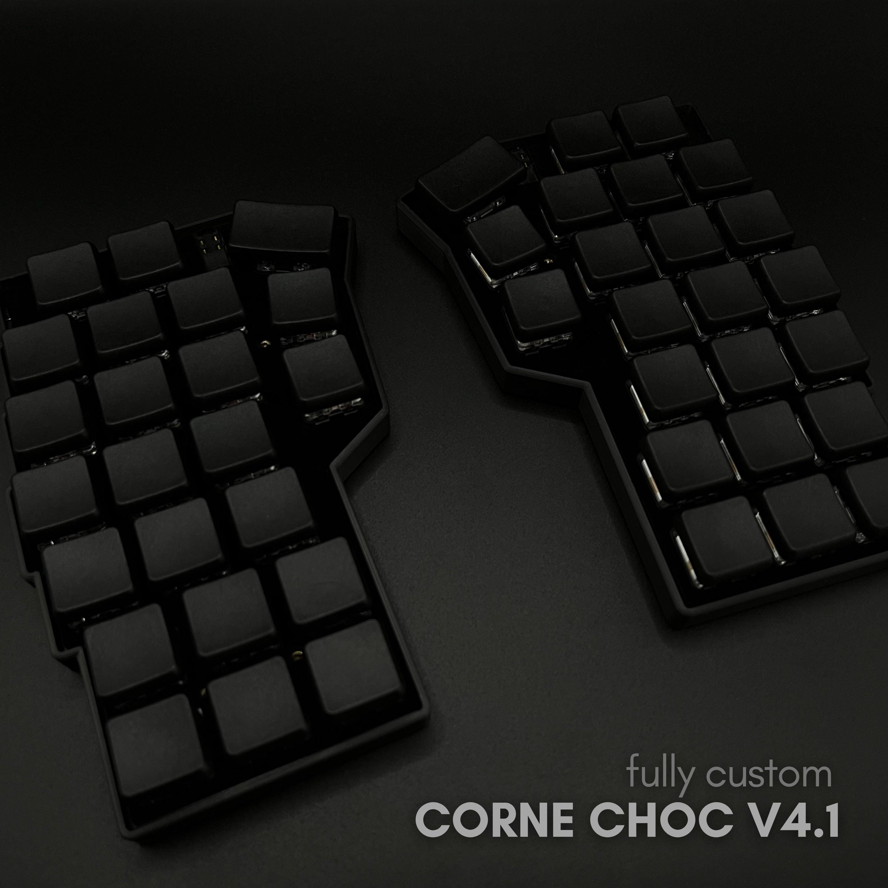 Corne Choc v4.1 ロープロファイル分割キーボード – 有線ホット