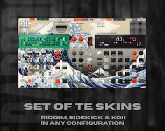 Custom Set of 3 Continuous EP-133 K.oII / Ep-136 K.o Sidekick / Ep-40 Riddim Skins / Vinyl Sticker Skin / Send Us Your Artwork