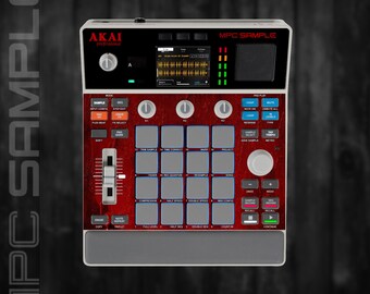 MPC Sample MIDDLE Section Only (No Screen!) Custom Skin / Vinyl Sticker Skin / Precut Holes / #136