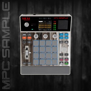 MPC-prov endast MITTSEKTION (ingen skärm!) Anpassad skal / Vinylklistermärkesskal / Förskurna hål / #96 Träådring