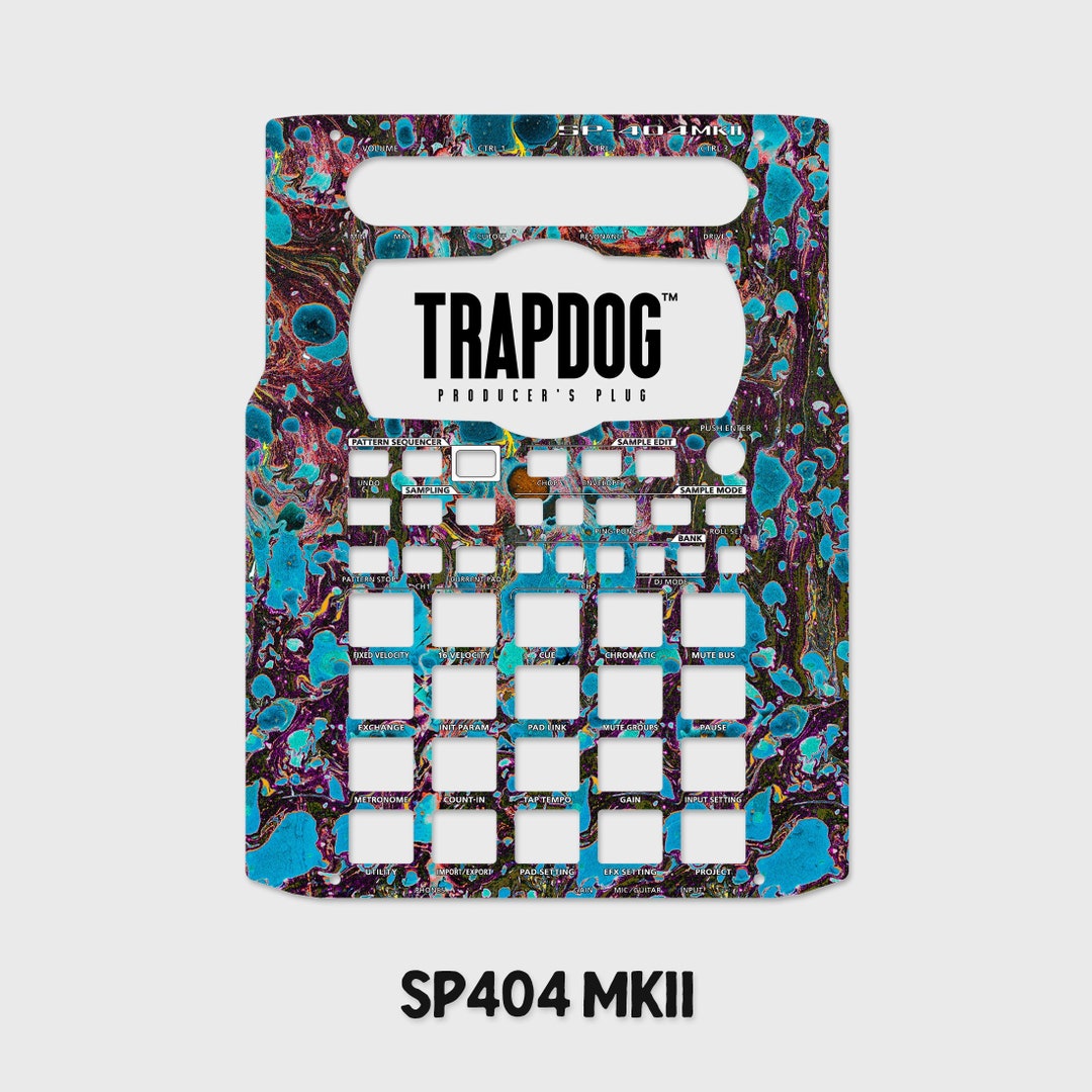 SP404 MKII / SX / A Vinyl Faceplate Skin Sticker | Precut Holes