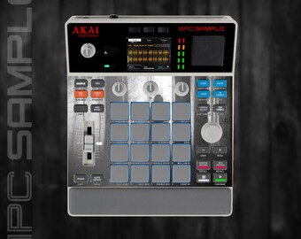 MPC Sample MIDDLE Section Only (No Screen!) Custom Skin / Vinyl Sticker Skin / Precut Holes / #130