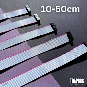 Custom Length Eurorack Power Ribbon Cable Pack – 16 to 16 Pin IDC – Choose Length (10–50cm) & Quantity (3, 5, 10, 15, 20)