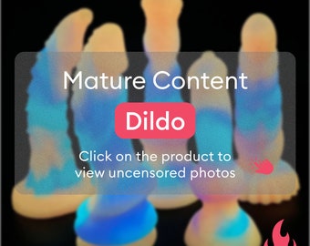 Énorme gode lumineux fantaisie,Dildo avec noeud,Mature,Ventouse forte,Pose phosphorescente,Mature mûr,Anal,Masturbation,Orgasme,Dildo dragon en silicone,