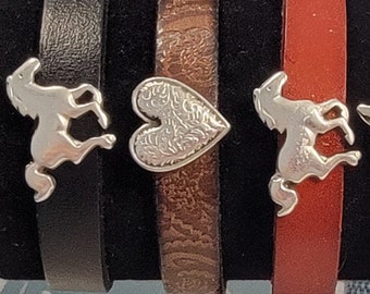 Bracelets de cheval en cuir