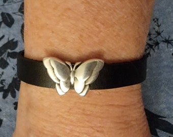 Leather Butterfly Bracelets