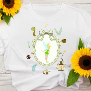 Marco PNG de Campanilla Coqueta / Camiseta de Hada Disney Linda para Pixie Hollow / Archivos de Descarga Instantánea (Descarga Digital)