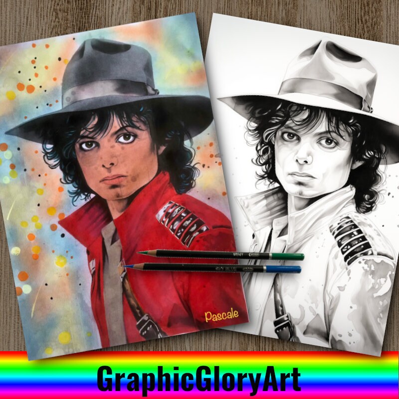 Michael Jackson Coloring Page Printable Coloring Pages, for Adult, the