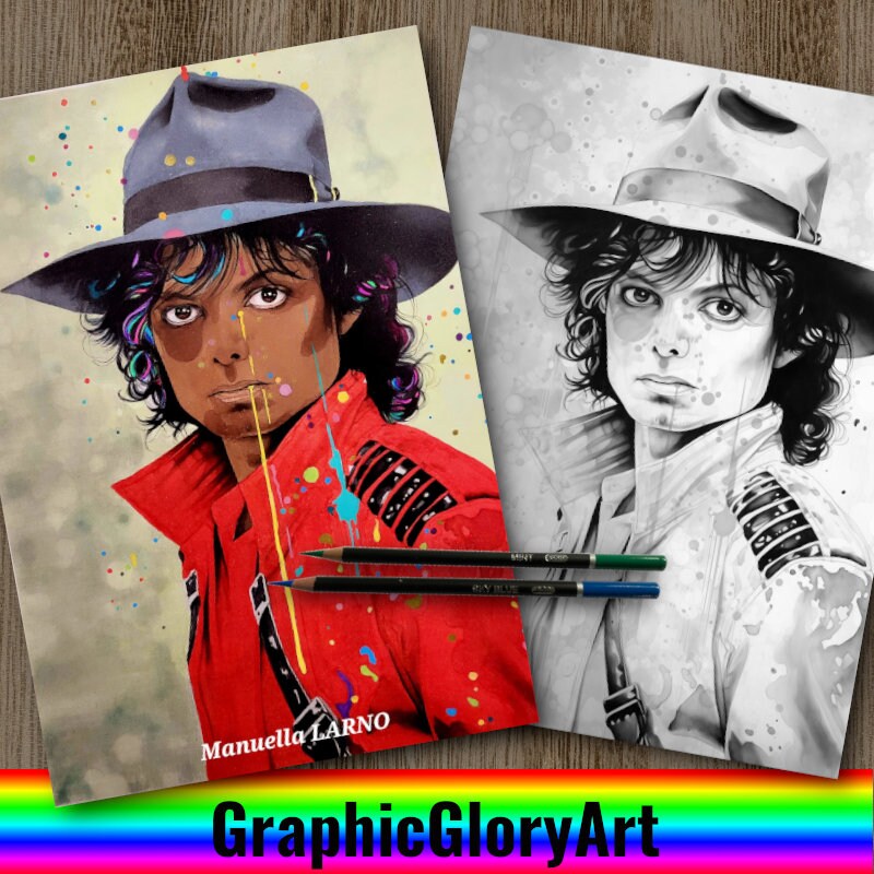 Michael Jackson Coloring Page Printable Coloring Pages, for Adult, the