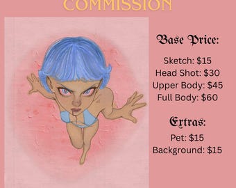 Retrato de personaje de D&D personalizado: Encargo de arte fantástico (descarga digital)