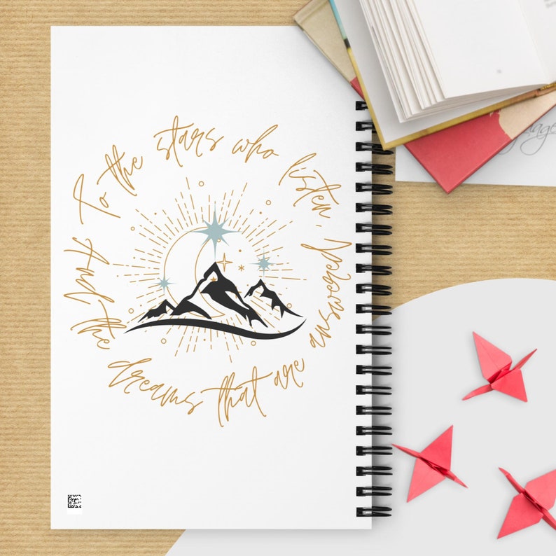 ACOTAR Spiral Notebook Etsy
