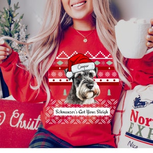 Schnauzer ugly deals christmas sweater