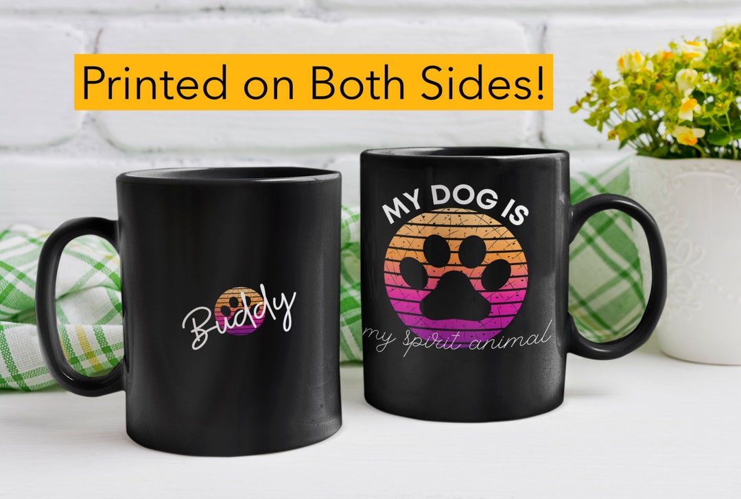 Custom Dog Mug With Name, Personalized Dog Mug, Dog Coffee Mug, Funny